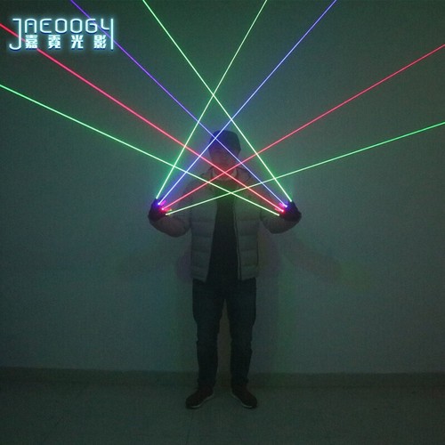 Led light glow gloves - led, dj