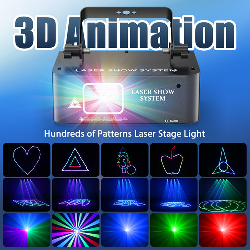500mw dmx rgb - rgb, light