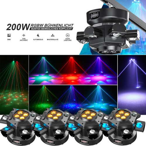 Led fascio laser strobo - 4x,