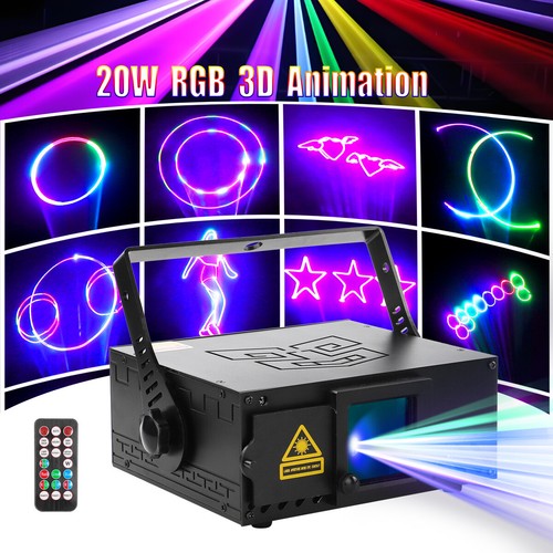 Animation effect rgb full - 3d,