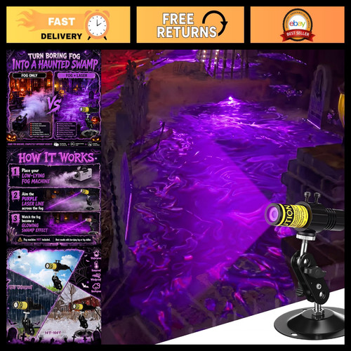 Purple laser halloween - purple,