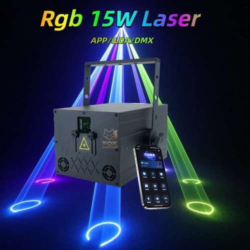 App 15w rgb laser - app, full