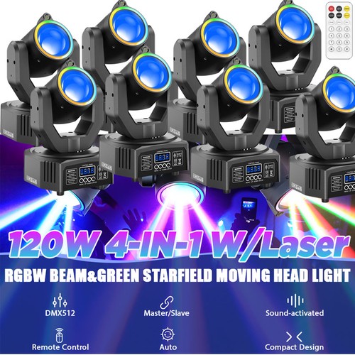 8x120w mini beam - laser, moving